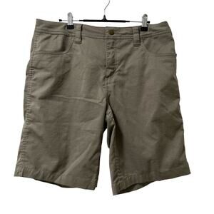 Toad & Co Mens Traverse‎ 10" Shorts Size 34 Green Performance Classic Outdoors